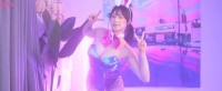 韩国美女博主COS《守望》女英雄:紧身衣身材完美